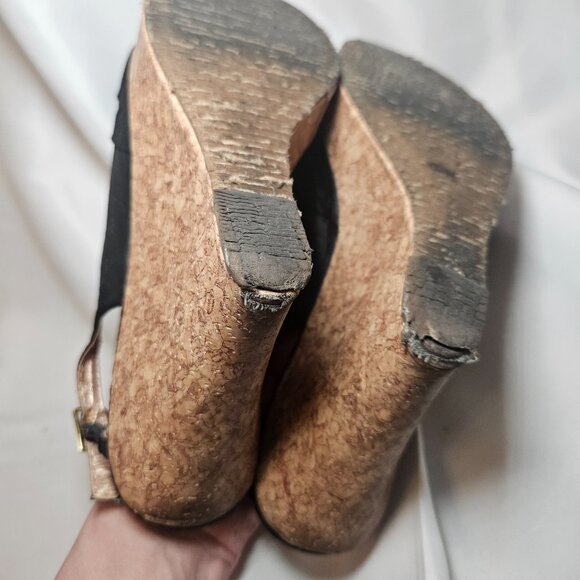 CL By Laundry Womens Shoes Heels Wedges Size 6 - Picture 8 of 8